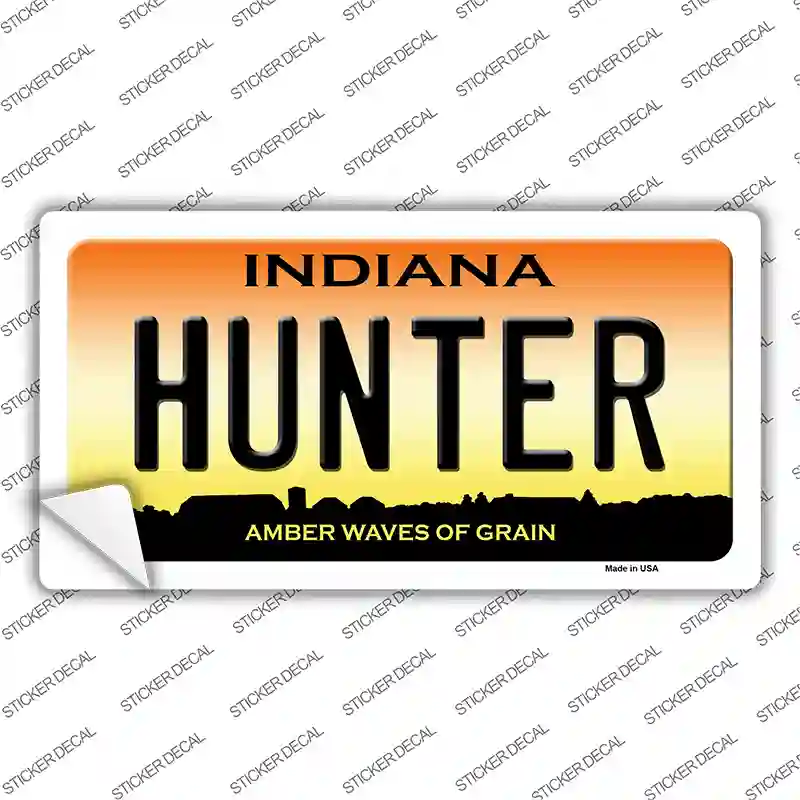Hunter Indiana Novelty Sticker Decal