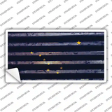 Alaska Corrugated Flag Novelty Sticker Decal