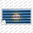 South Dakota Corrugated Flag Novelty Sticker Decal