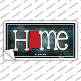 Alabama Home State Outline Novelty Sticker Decal