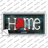 Alaska Home State Outline Novelty Sticker Decal