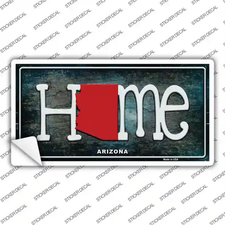 Arizona Home State Outline Novelty Sticker Decal