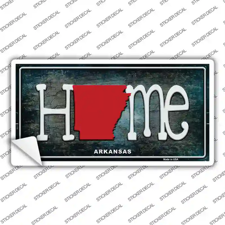 Arkansas Home State Outline Novelty Sticker Decal