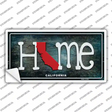 California Home State Outline Novelty Sticker Decal
