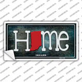 Indiana Home State Outline Novelty Sticker Decal
