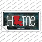 Louisiana Home State Outline Novelty Sticker Decal
