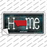 Montana Home State Outline Novelty Sticker Decal