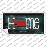 Nebraska Home State Outline Novelty Sticker Decal