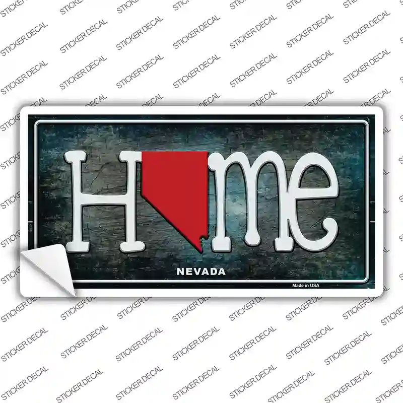 Nevada Home State Outline Novelty Sticker Decal