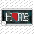 Nevada Home State Outline Novelty Sticker Decal