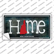 New Hampshire Home State Outline Novelty Sticker Decal