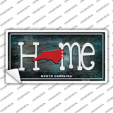 North Carolina Home State Outline Novelty Sticker Decal