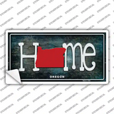 Oregon Home State Outline Novelty Sticker Decal
