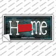 Pennsylvania Home State Outline Novelty Sticker Decal
