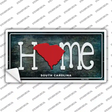 South Carolina Home State Outline Novelty Sticker Decal