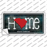 South Carolina Home State Outline Novelty Sticker Decal