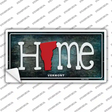 Vermont Home State Outline Novelty Sticker Decal