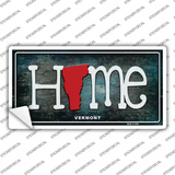 Vermont Home State Outline Novelty Sticker Decal