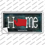 Washington Home State Outline Novelty Sticker Decal