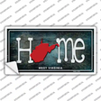 West Virginia Home State Outline Novelty Sticker Decal