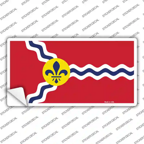 St. Louis State Flag Missouri Novelty Sticker Decal