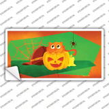 Pumpkin Kitty Novelty Sticker Decal