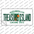 Florida Treasure Island Novelty Sticker Decal
