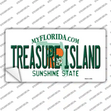 Florida Treasure Island Novelty Sticker Decal