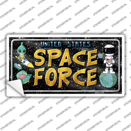 Space Force Novelty Sticker Decal