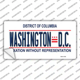 District Of Columbia Novelty Sticker Decal