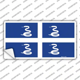 Martinique Flag Novelty Sticker Decal