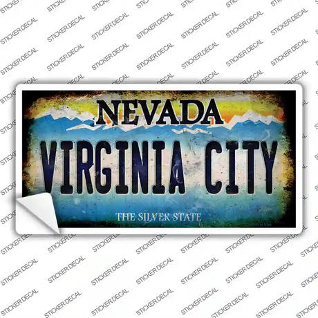 Nevada Virginia City Novelty Sticker Decal