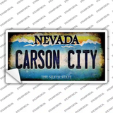 Nevada Carson City Novelty Sticker Decal