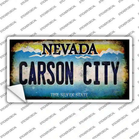 Nevada Carson City Novelty Sticker Decal