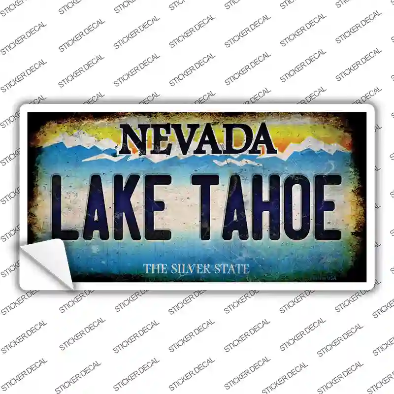 Nevada Lake Tahoe Novelty Sticker Decal