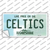 Celtics New Hampshire State Novelty Sticker Decal