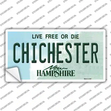Chichester New Hampshire State Novelty Sticker Decal
