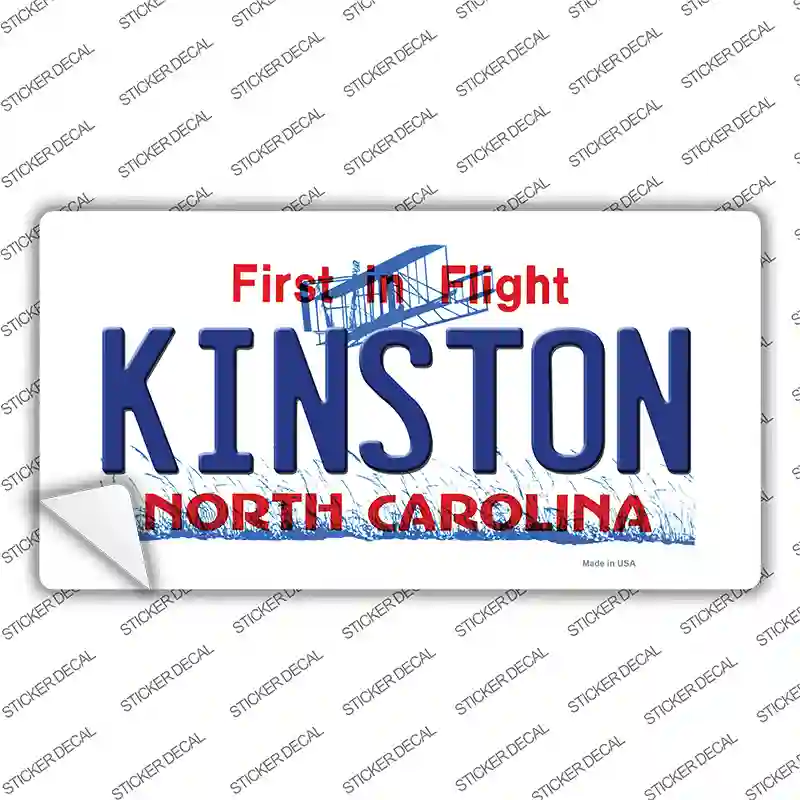Kinston North Carolina State Novelty Sticker Decal
