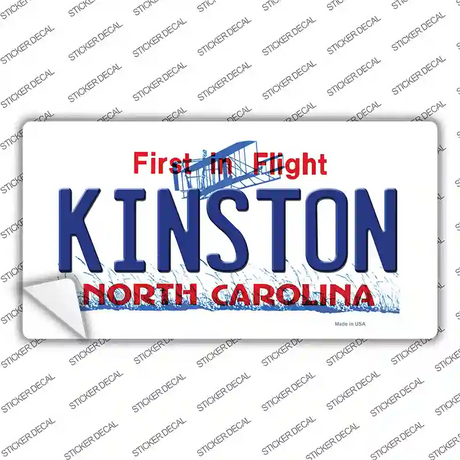 Kinston North Carolina State Novelty Sticker Decal