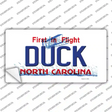 Duck North Carolina State Novelty Sticker Decal