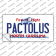 Pactolus North Carolina State Novelty Sticker Decal