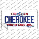 Cherokee North Carolina State Novelty Sticker Decal