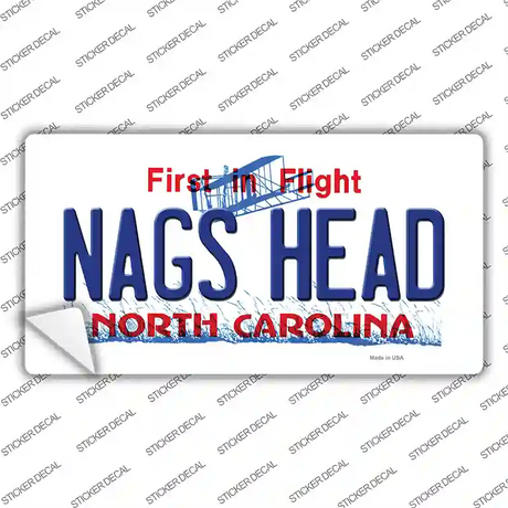 Nags Head North Carolina State Novelty Sticker Decal