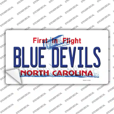 Blue Devils North Carolina State Novelty Sticker Decal