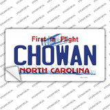 Chowan North Carolina State Novelty Sticker Decal