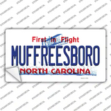 Murfreesboro North Carolina State Novelty Sticker Decal