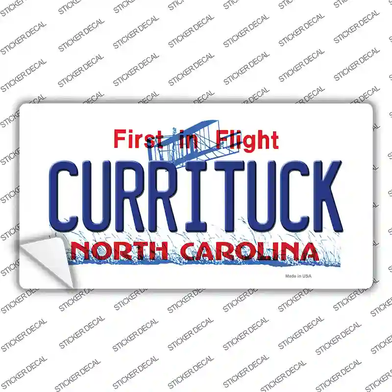 Currituck North Carolina State Novelty Sticker Decal
