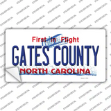 Gates County North Carolina State Novelty Sticker Decal