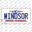 Windsor North Carolina State Novelty Sticker Decal