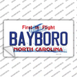 Bayboro North Carolina State Novelty Sticker Decal